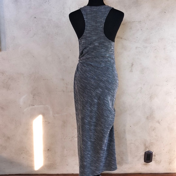 Thakoon Addition Navy Blue and Gray Bodycon Shift Dress 2
